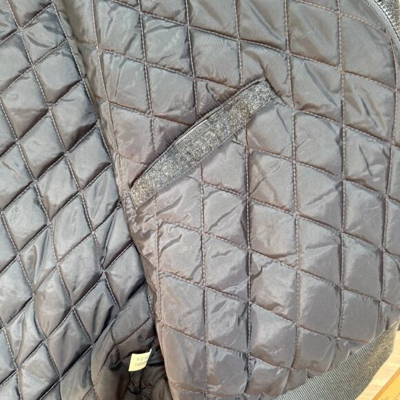 Bomber Jacket 3XL Wool Blend Wear Guard Quilted Lining Minimalist Classic Casual - Picture 5 of 9